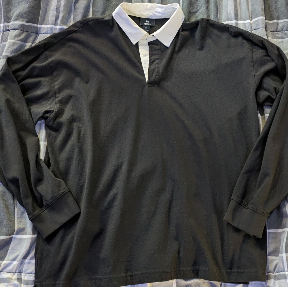 H&M Long Sleeve Rugby Shirt